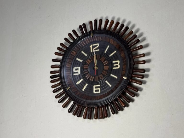 18" Wooden Wall Clock