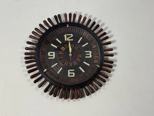 18" Wooden Wall Clock - Image 3