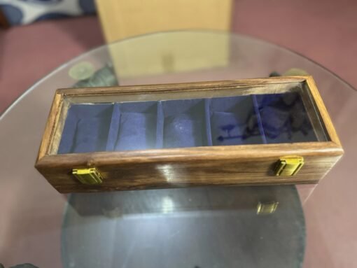 5 Slot Wooden Watch Box - Image 3