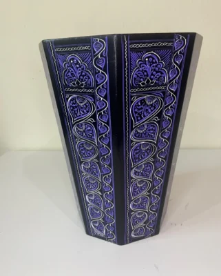 Naqshi Art Wooden Dustbin - Image 2