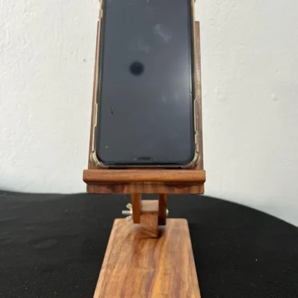 wooden mobile stand