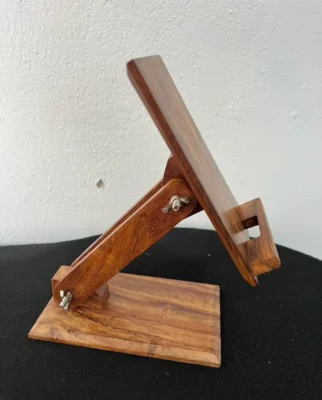 wooden mobile stand