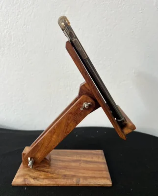wooden mobile stand