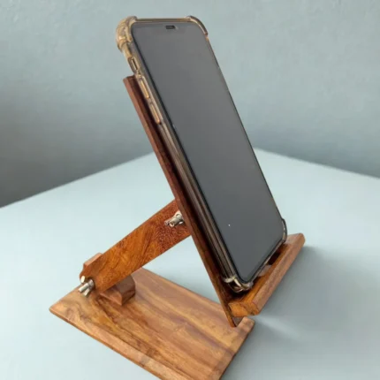 wooden mobile stand