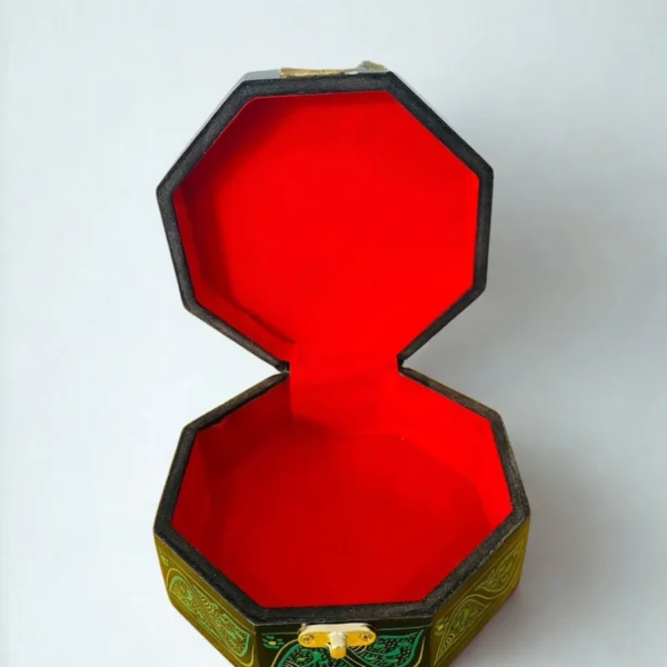 Diagonal Naqshi Wooden Jewelry Box