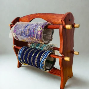 Wooden Bangle Stand 4 Rods