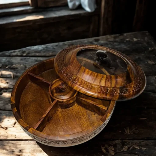 wooden dry fruit box