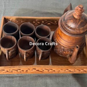 Wooden Tea Set