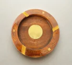 Wooden Round Ashtray